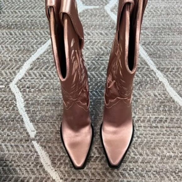 Jeffrey Campbell x Free People Dagget Boot Muave Pink Sz 7.5 - Picture 8 of 11